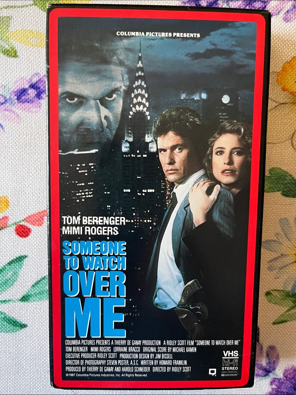 Someone to Watch Over Me VHS Tape